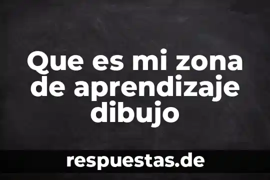 Que es la figura humana en el dibujo 3 Que es mi zona de aprendizaje dibujo