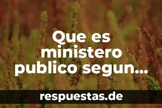 Que es apendice diccionario 3 Que es ministero publico segun el diccionario de derecho