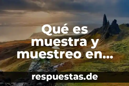 Que es representacion analitica y grafica 4 Qué es muestra y muestreo en química analítica