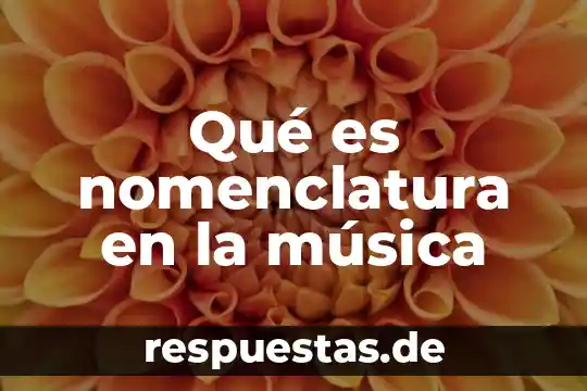 Qué es la música AOR 5 Qué es nomenclatura en la música