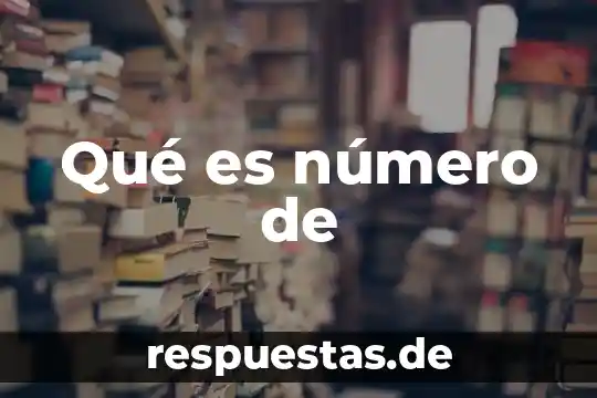 Qué es un duplo de un número 8 Qué es número de