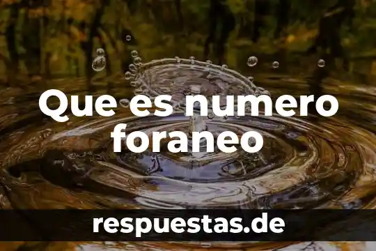 Que es un número triangular ejemplo 6 Que es numero foraneo