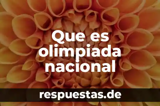 Qué es soberanía nacional Venezuela 4 Que es olimpiada nacional