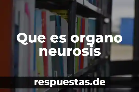 El órgano de fiscalización de una sociedad 4 Que es organo neurosis