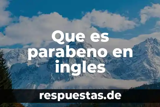 Que es la enseñanza del ingles tesis 3 Que es parabeno en ingles