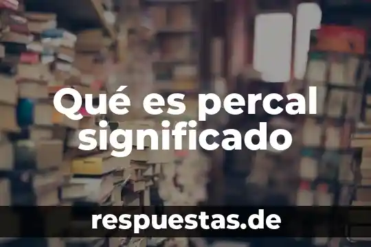 Que es olga significado hebreo 5 Qué es percal significado