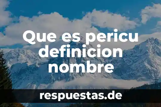 Que es un variata persona que hace dietas 7 Que es pericu definicion nombre