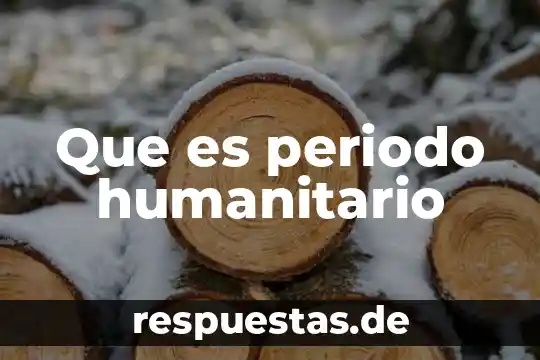 Que es el periodo de traslacion de la luna 4 Que es periodo humanitario
