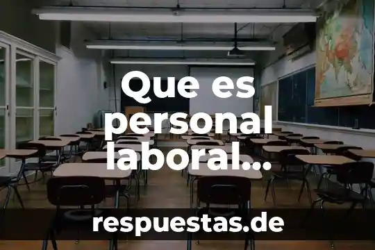 Qué es visaje definición 4 Que es personal laboral definicion