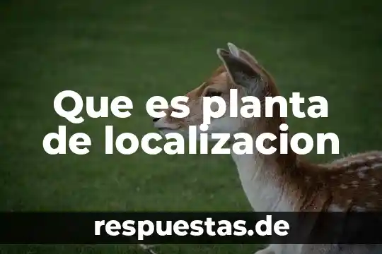 ¿Qué es árbol planta hulífera? 7 Que es planta de localizacion