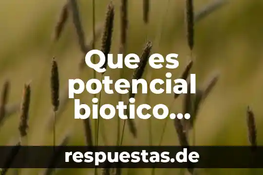 Qué es la energía potencial elástica y la energía cinética 8 Que es potencial biotico ecologia y medio ambiente