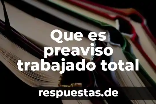 Qué es area total de planta de un edificio 5 Que es preaviso trabajado total