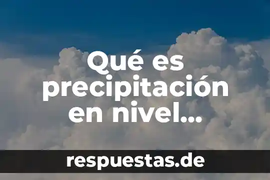 Que es una historia de vida en ecologia 7 Qué es precipitación en nivel primaria