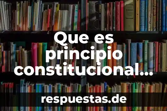 Artículo 115 constitucional que es 7 Que es principio constitucional yahoo