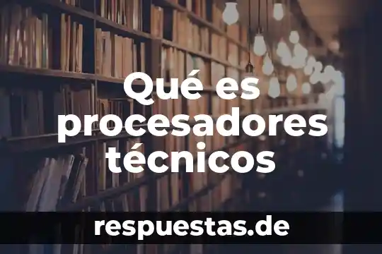 Qué es performance en procesadores 5 Qué es procesadores técnicos