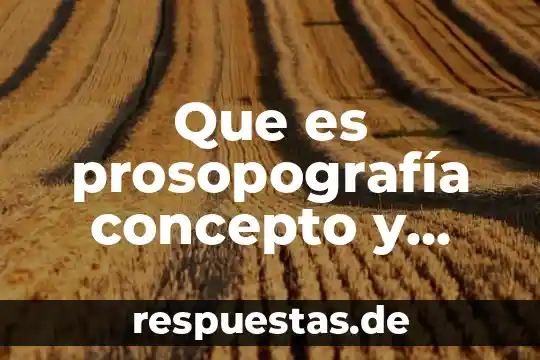 El concepto que es la honradez 3 Que es prosopografía concepto y ejemplo