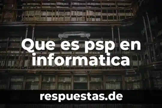 Que es una leyenda en excel 5 Que es psp en informatica