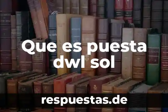 Que es la puesta en comun segun autores 5 Que es puesta dwl sol