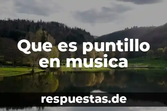 Tipo de música que es el trap 4 Que es puntillo en musica