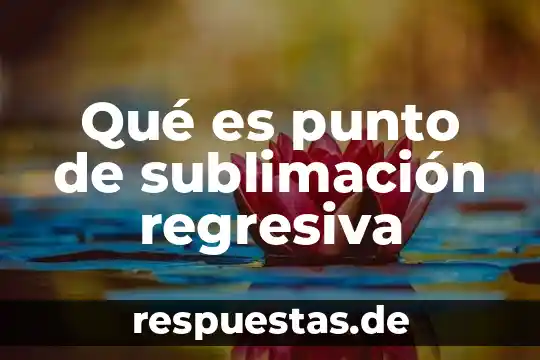Que es la distancia entre un punto y una recta 3 Qué es punto de sublimación regresiva