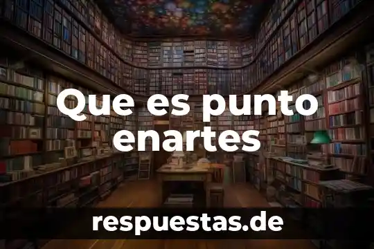 Que es la distancia entre un punto y una recta 4 Que es punto enartes