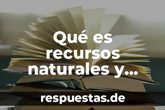 Que es conocimiento y cuales son sus elelmentos 5 Qué es recursos naturales y cuales son