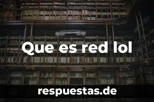 Que es red stone 6 Que es red lol