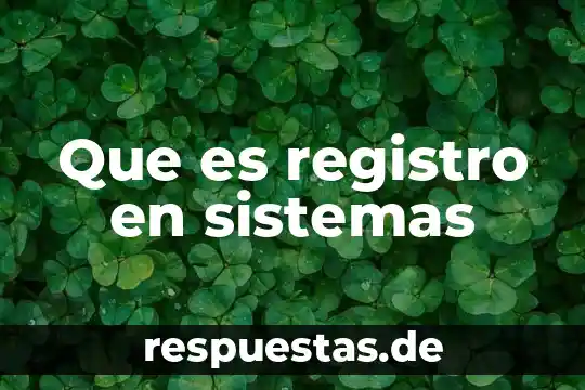 Que es una señal en sistemas de comunicacion 4 Que es registro en sistemas