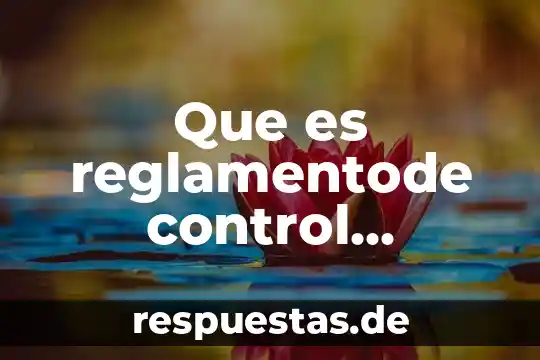 Que es la etapa de control y de potencia 3 Que es reglamentode control sanitarioyservicios dof 9de agosto 1999