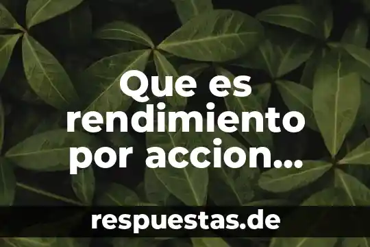 Comunicación ordinaria que es 3 Que es rendimiento por accion ordinaria y preferente