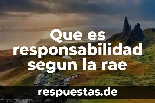Que es la igualdad para niños significado 7 Que es responsabilidad segun la rae