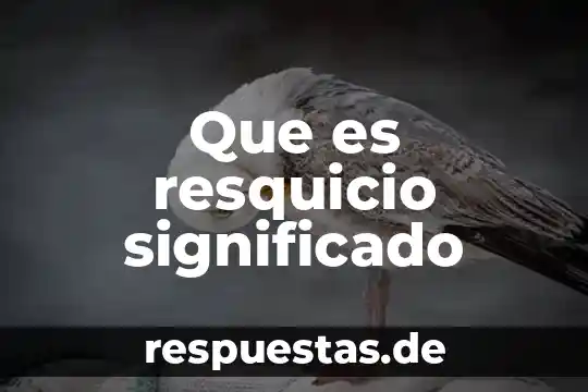Que es investigacion cientifica significado 5 Que es resquicio significado
