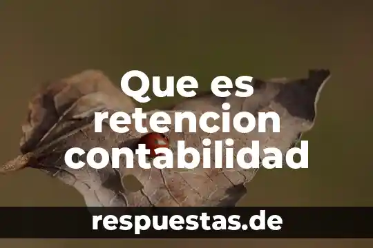 Para que es el trameel sol gotas 8 Que es retencion contabilidad