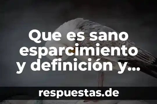 Qué es la industria de esparcimiento 3 Que es sano esparcimiento y definición y concepto