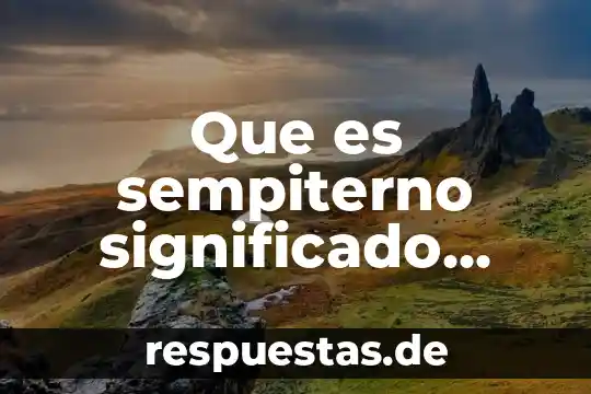 Que es una atadura estudio biblico 8 Que es sempiterno significado biblico