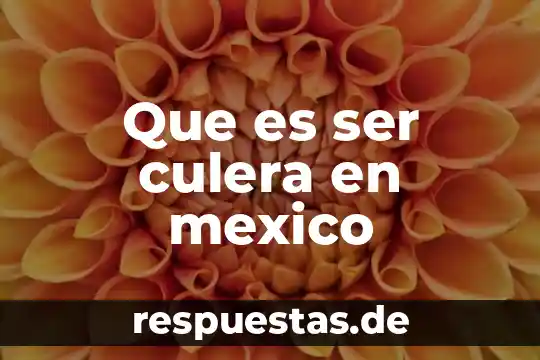 Que es un gangster en mexico 6 Que es ser culera en mexico