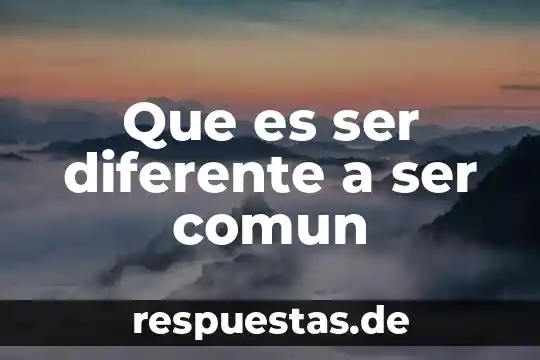 Que es ser creyente catolico 3 Que es ser diferente a ser comun