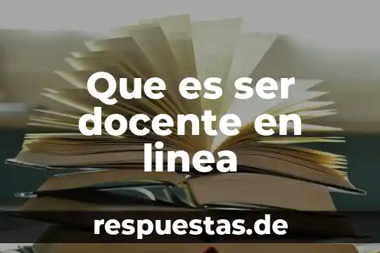 Que es ser un mastodonte 5 Que es ser docente en linea