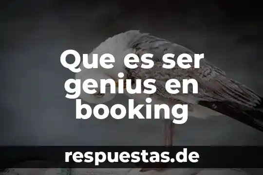 Que es ser genius en booking