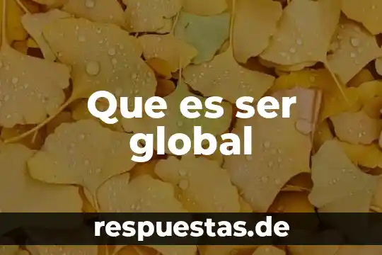 Que es ser enemigo de la cruz 8 Que es ser global
