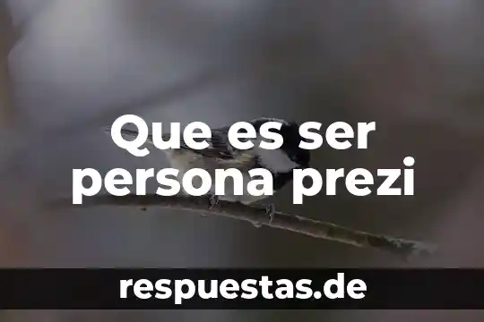Que es ser todo un hombre 6 Que es ser persona prezi