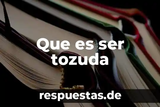 Que es el ser humano etica y valores 7 Que es ser tozuda
