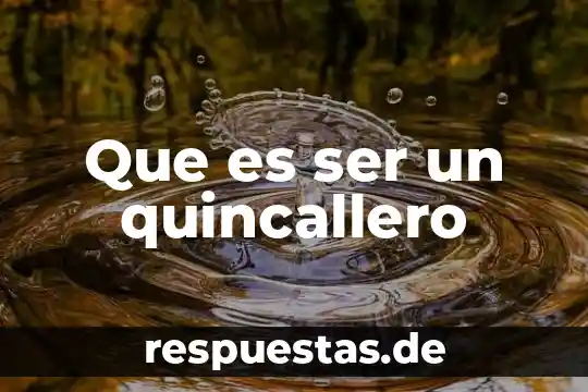 Que es ser pasivo 3 Que es ser un quincallero