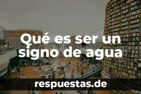 Qué es ser mercantilista 7 Qué es ser un signo de agua