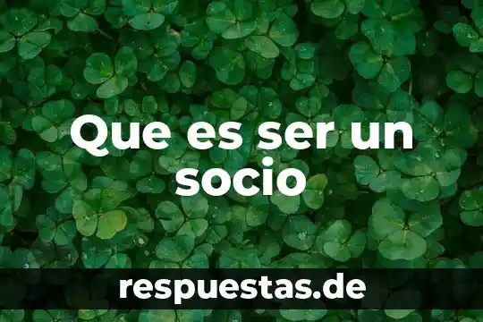 Que es ser impracticable 8 Que es ser un socio