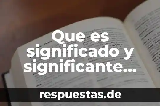 Que es badajo significado 3 Que es significado y significante segun lacan