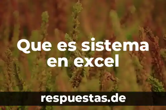 Sistema ético que es definición 8 Que es sistema en excel