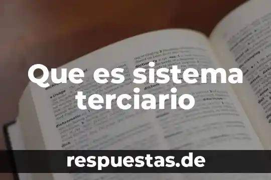 Que es costo de desplazamiento ejemplos 6 Que es sistema terciario