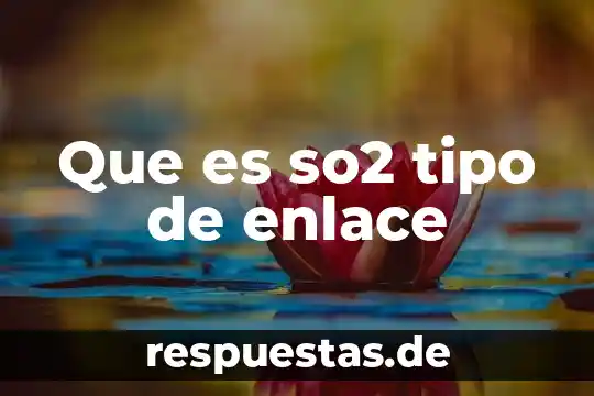 Tipo de cambio mayorista que es 5 Que es so2 tipo de enlace