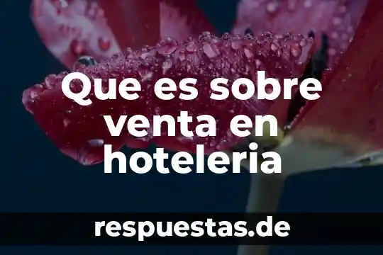 Qué es ser una sacerdotisa 5 Que es sobre venta en hoteleria